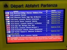 Oh dear, with all these delays the Swiss train company SBB CFF FFS is no longer what it used to be 