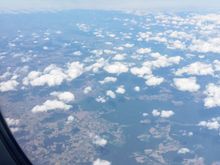 Interesting views and cloud formations over central West Germany 