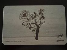Wooden tray under the Box, which you can take Home 