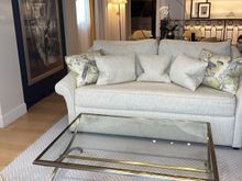 Looking towards our kitchen from the seating area.