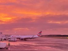 Awaiting pushback at EDI in January aboard G-TTNA Better World A320
