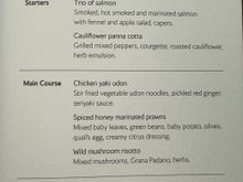 The second meal service started about 2 hours before landing. Again I struggled to pick anything I really wanted.
