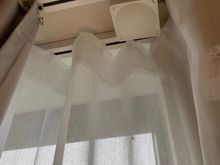 Curtain won’t shut to wall - gap of 9-12 inches!