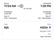 It’s going to hangar 5A.