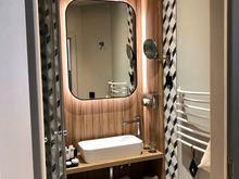 vanity area