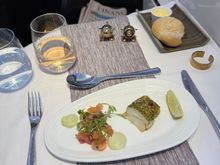 LHR-IAD smoked fish starter