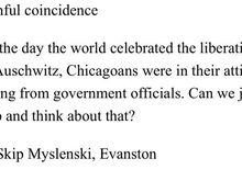 Letter to the editor in today’s Chicago Tribune. 