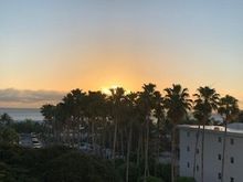 Sunrise from the room