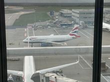 EUOF pushing back for the last time. Caught it as I sat down in T5. Off to Kemble. 