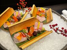 Selection of sashimi 