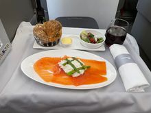 Very delicious with ample smoked salmon for a starter. 
