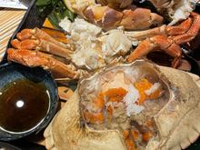 Steamed crab