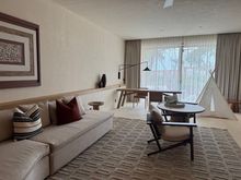 living area, half bath in entryway area (not pictured)