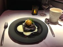 Warm chocolate lava cake