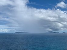 Rain over Van Jost Island