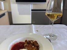 Dessert before landing 