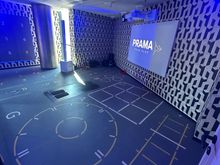 Very nice gym space with a virtual training room 