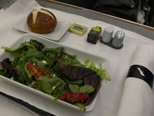 I asked for the beef appetizer to be left off because I don’t eat red meat - they had no problem doing so. Chose the pretzel roll from the bread basket - it was alright.