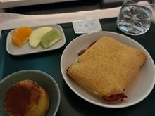 Tyrolean Ham Sandwich for the Pre-Arrival meal.
