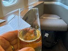 Pre-departure Champagne