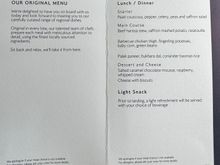 BA218 WTP menu