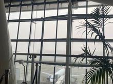And much worse 5 minutes later. B gates have disappeared into the fog! 