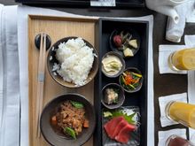 Breakfast set from Tokyo tower perspective