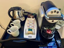 Coffee station and minibar