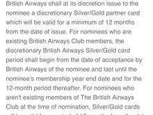 T’s&C’s when issuing partner card with date stamp 