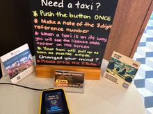 Taxi service information