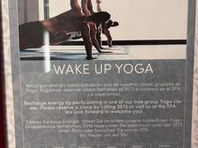 Yoga schedule