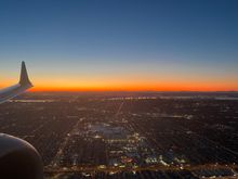 Woke up to this view on approach to YUL this morning