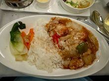 Chicken in Black Bean sauce - lacked flavour and needed some salt. 