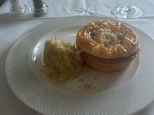 Wild mushroom pie 