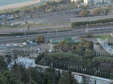 looking down on the marine museum