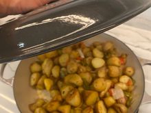 Grand Club breakfast - roasted potatoes … every day 