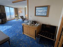 Seem from bedroom to living area