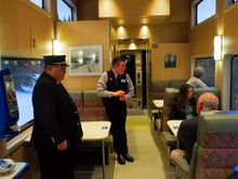 The Cafe car - separate from the dining car.