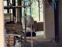 View into main lobby, still a lot of work to be done