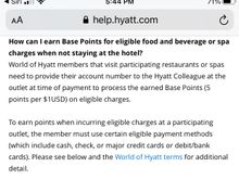 The Hyatt website says I get 5x points per $1 spend.