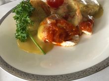 Eggs Benedict for breakfast.