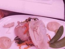 Poached chicken salad