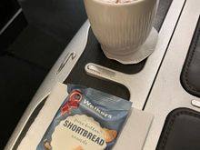 No cognac which I’d asked for but the IFL made me a decent cup of tea and offered me a biscuit to go with it, which I appreciated 