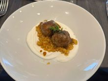Meatball starter. Very spicy. 