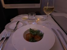 Mozzarella Arancini…a little dry, nice sauce.