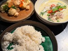 dinner green curry