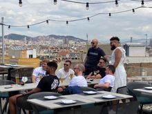 Wishing the groom a good start on his new life: love can last eternal or feel like an eternity before senility takes over