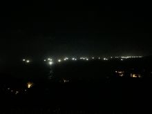 Nightly fishing boats lighting up the horizon and while we study the constellations / stars on clear nights 