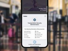 Apple Wallet using ID with TSA, as shown during June 7, 2021 event.