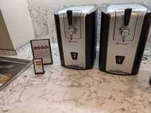 Photo of the two draught beer dispensers in the executive lounge.